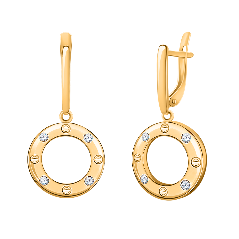 21073з-925 серьги 925*/золочение