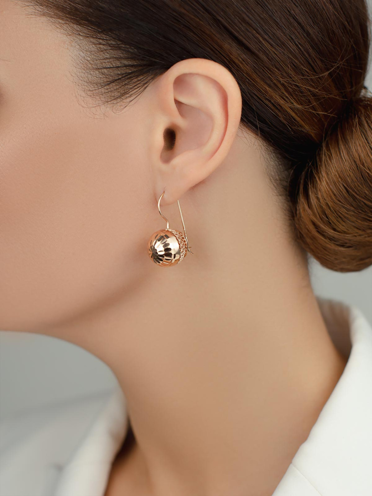 2007а-3 серьги 585*