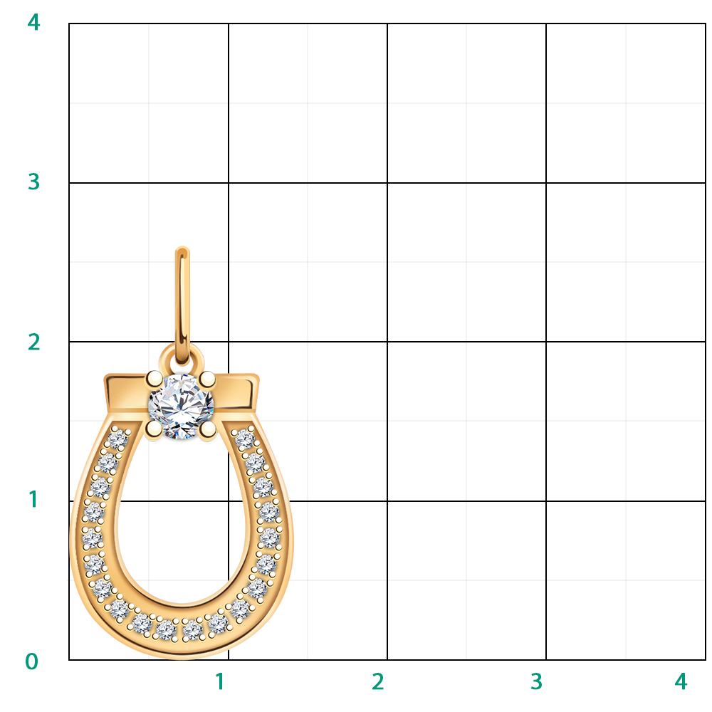 50187з-925 подвеска 925*/золочение
