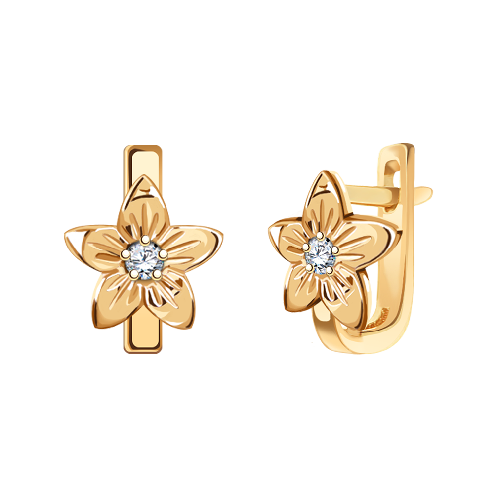 21042з-925 серьги 925*/золочение