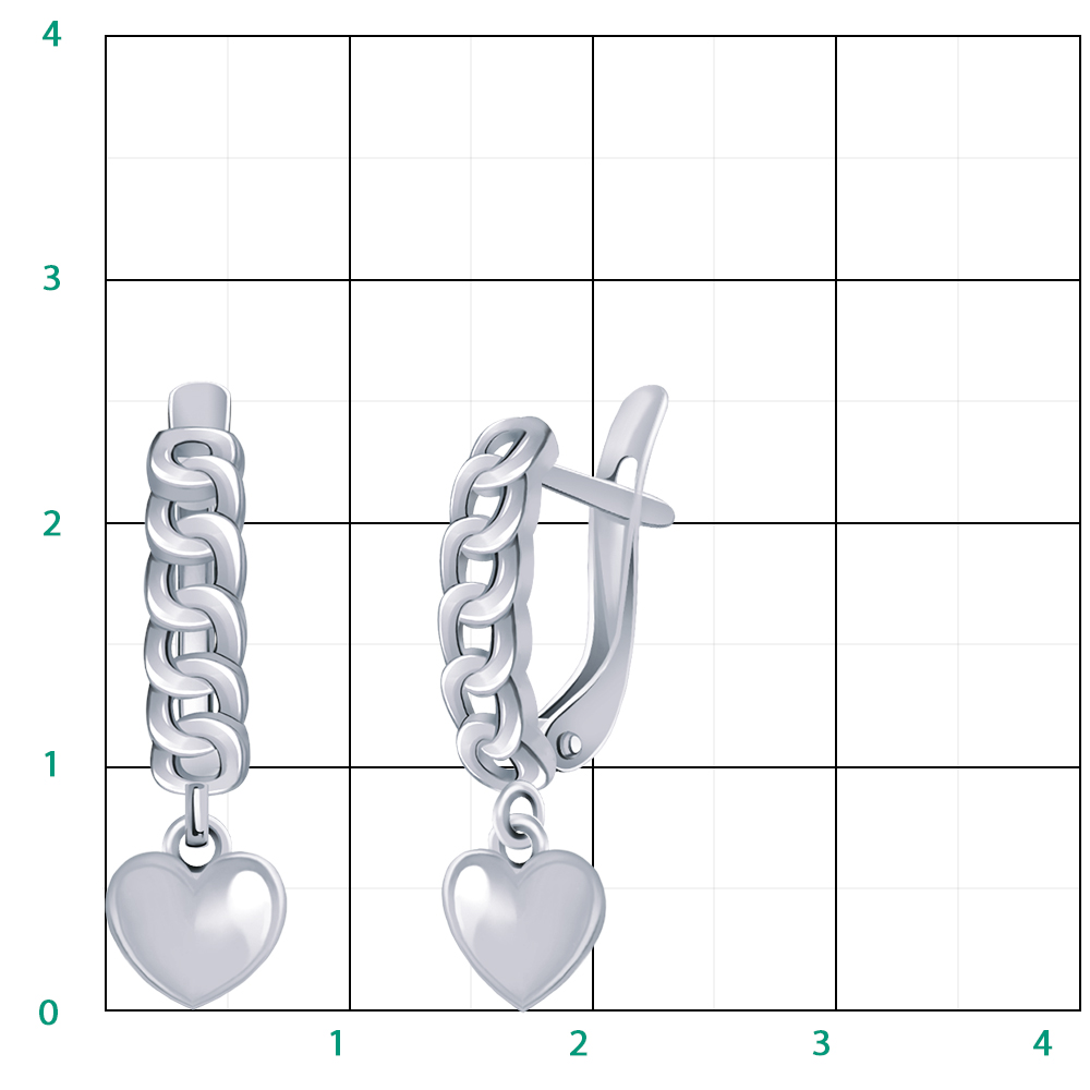 21277-925 серьги 925*