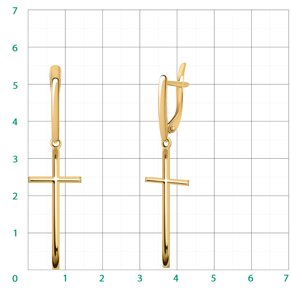 22023з-925 серьги 925* золочение