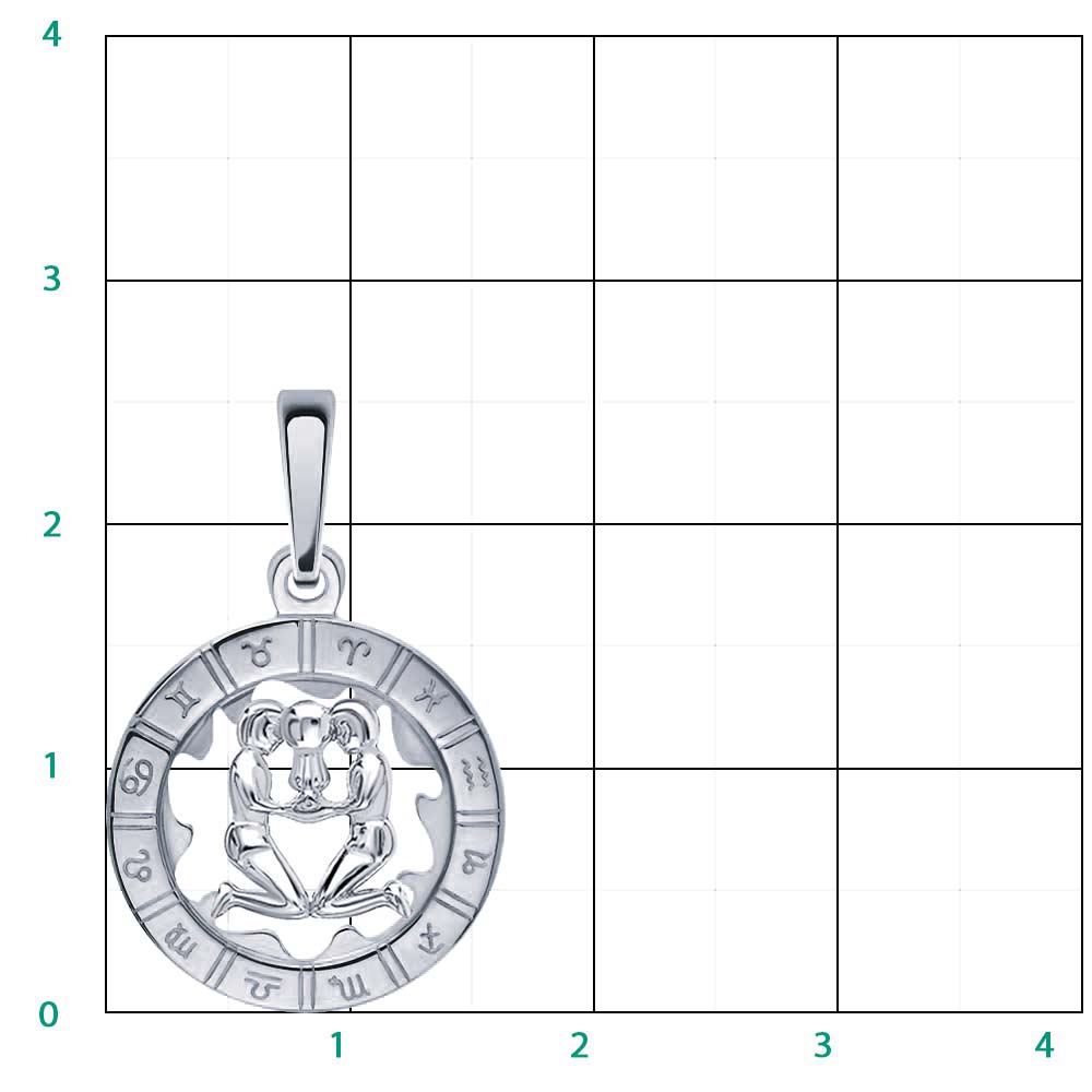 5227-925 подвеска 925*/близнецы