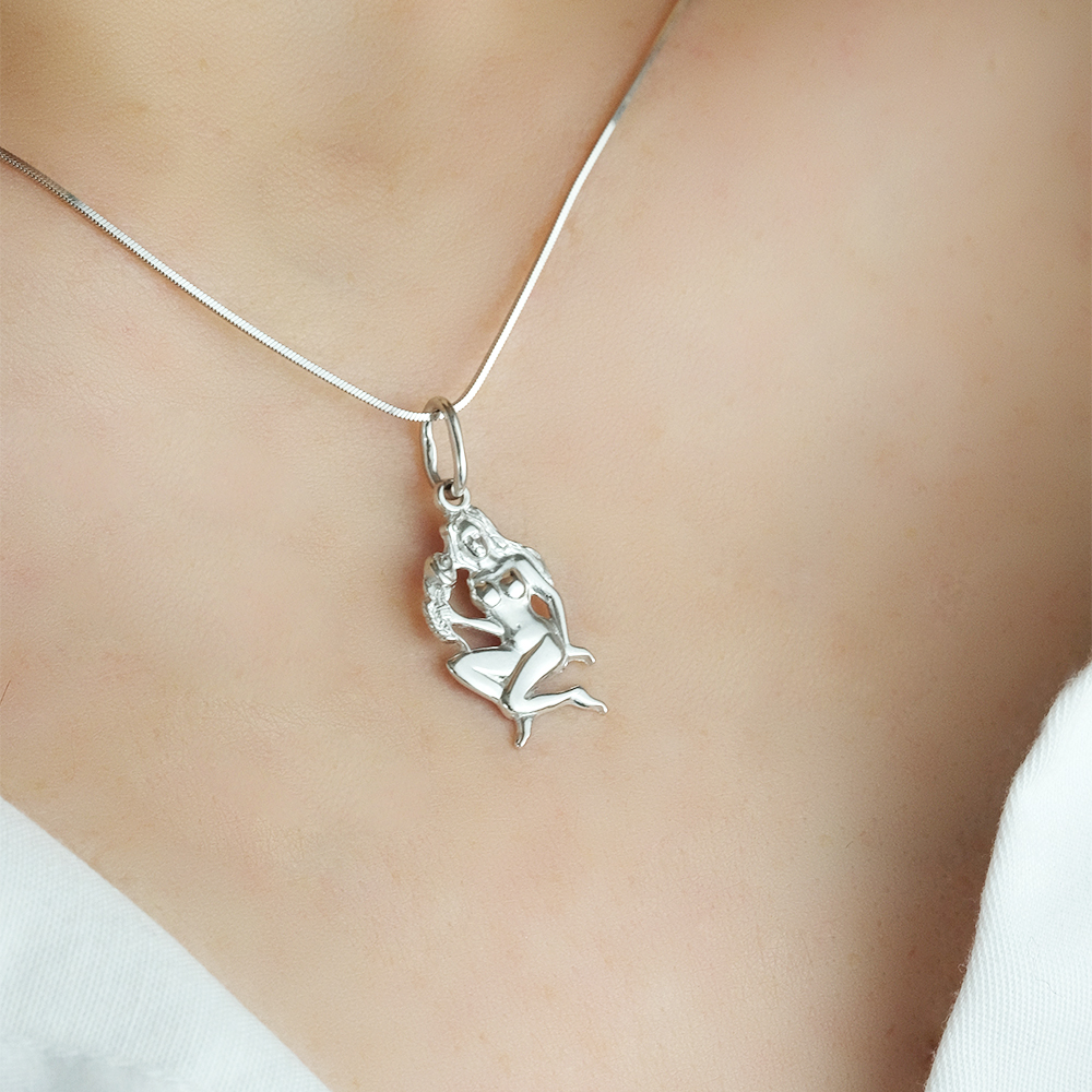 5266-925 подвеска 925*/дева