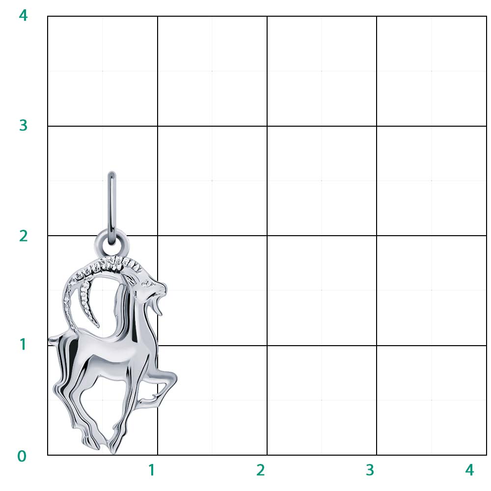 5270-925 подвеска 925*/козерог