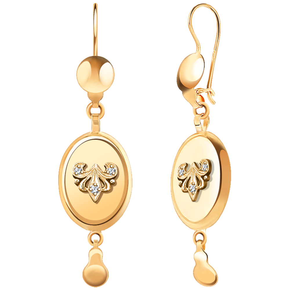 2702з-925 серьги 925*/золочение