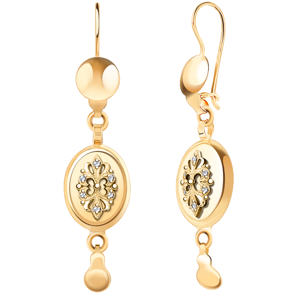 2832з-925 серьги 925*/золочение