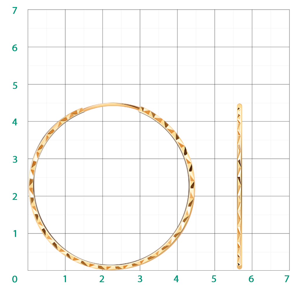 20772-45а-3 серьги 585*