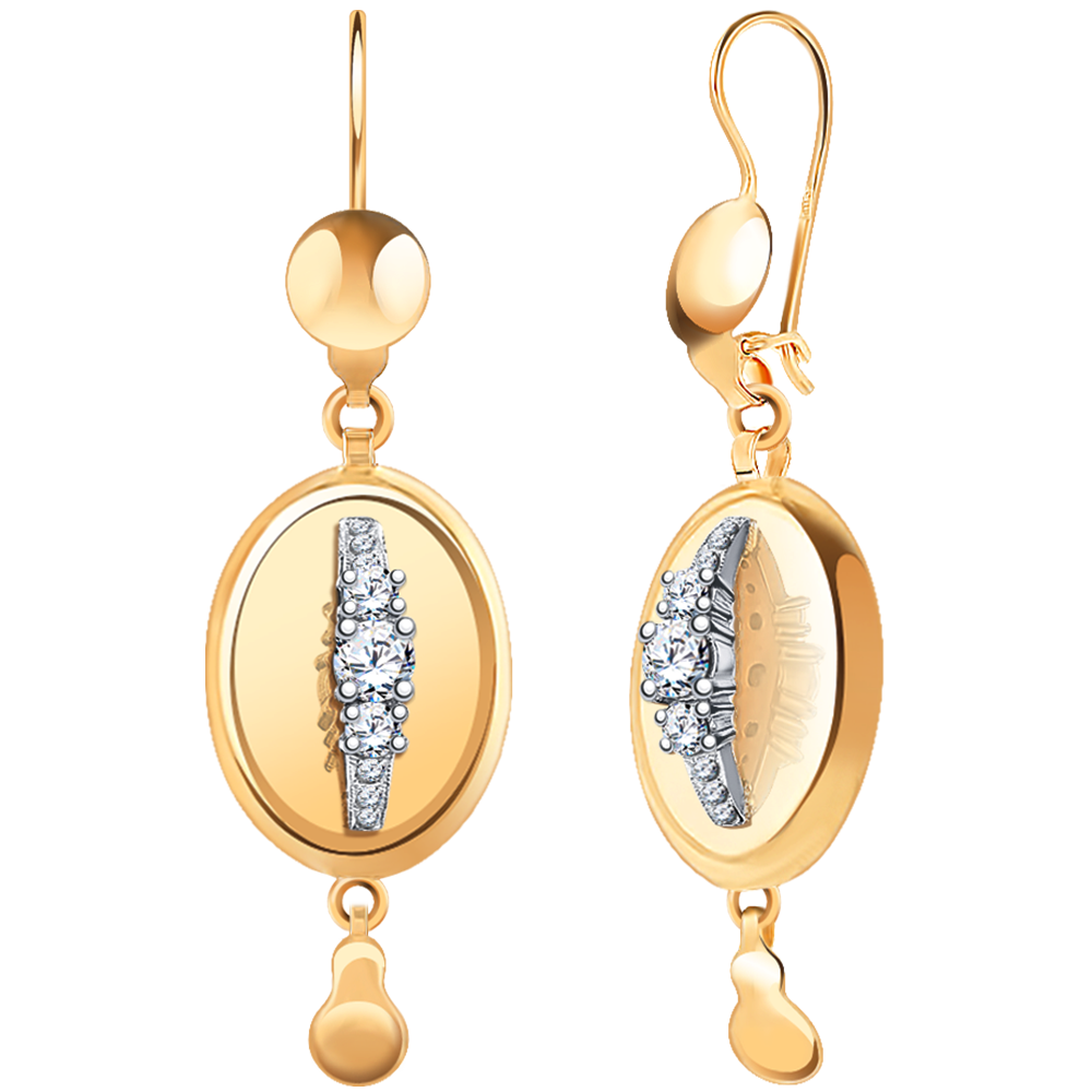 2835 серьги 585*