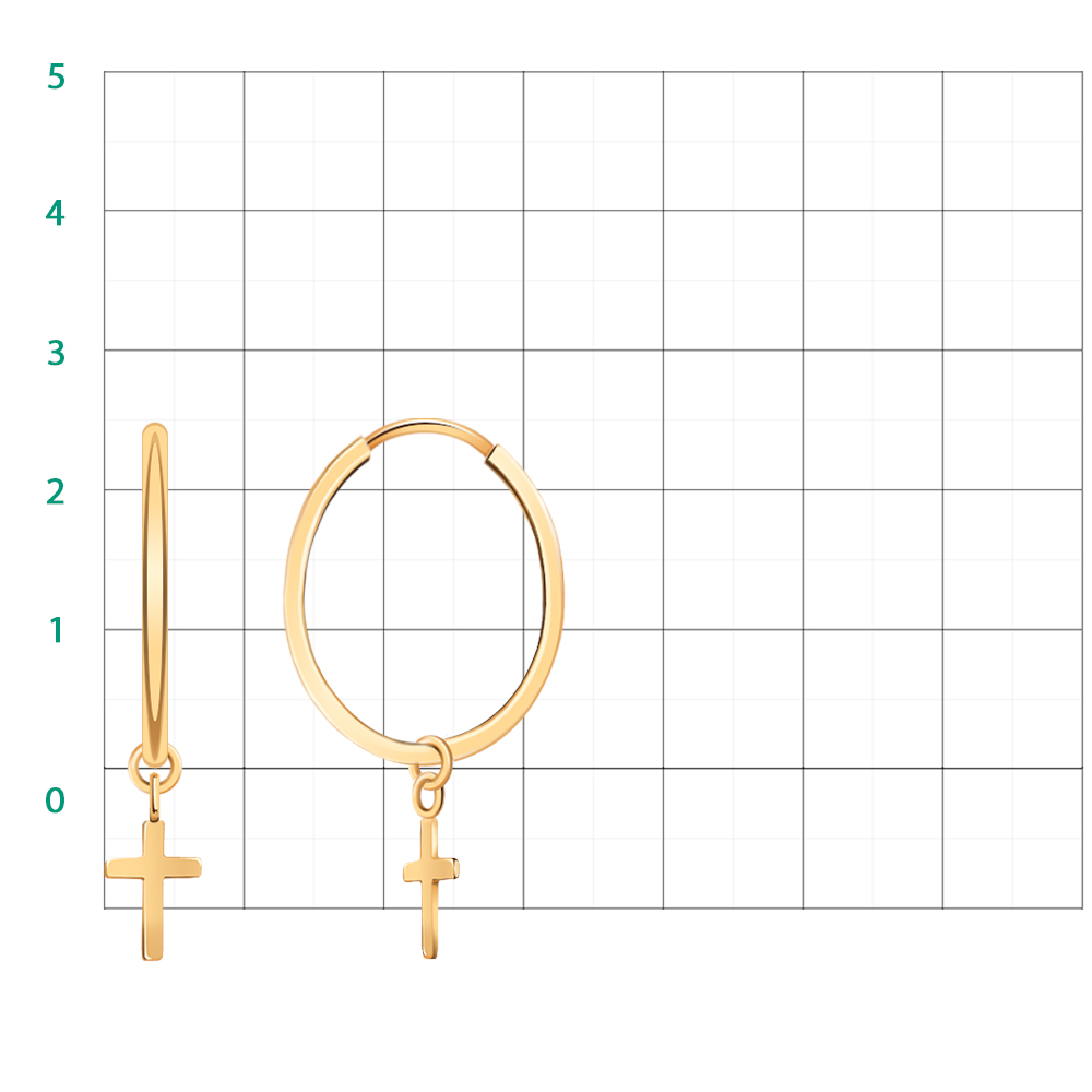 22036-25 серьги 585*