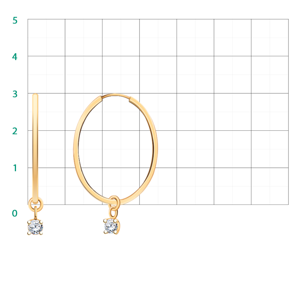 22035-30 серьги 585*