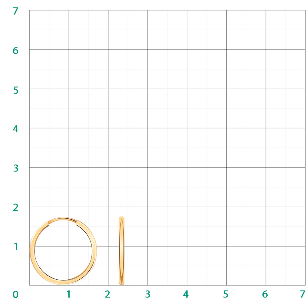 20771-17 серьги 585*