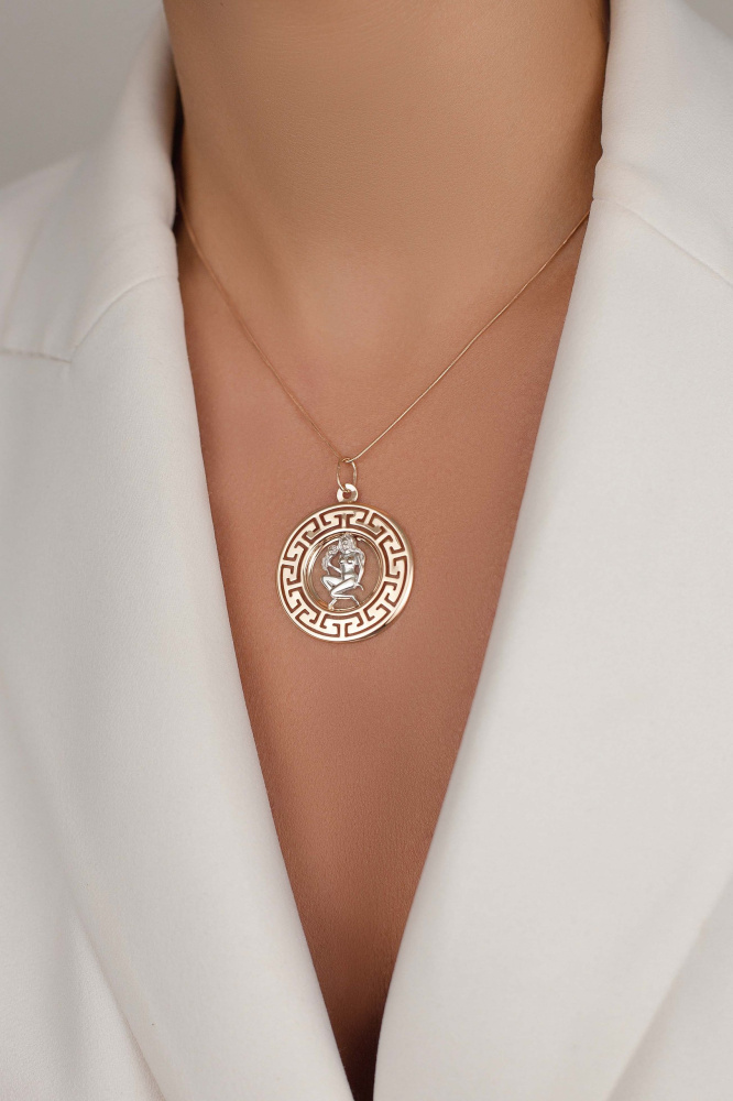 5748 подвеска 585*/дева