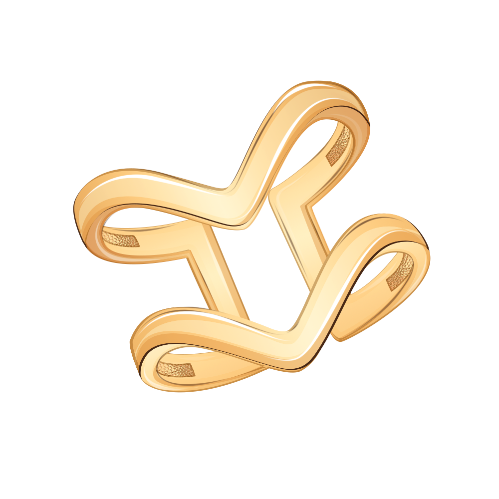 10712з-925 кольцо 925*/золочение