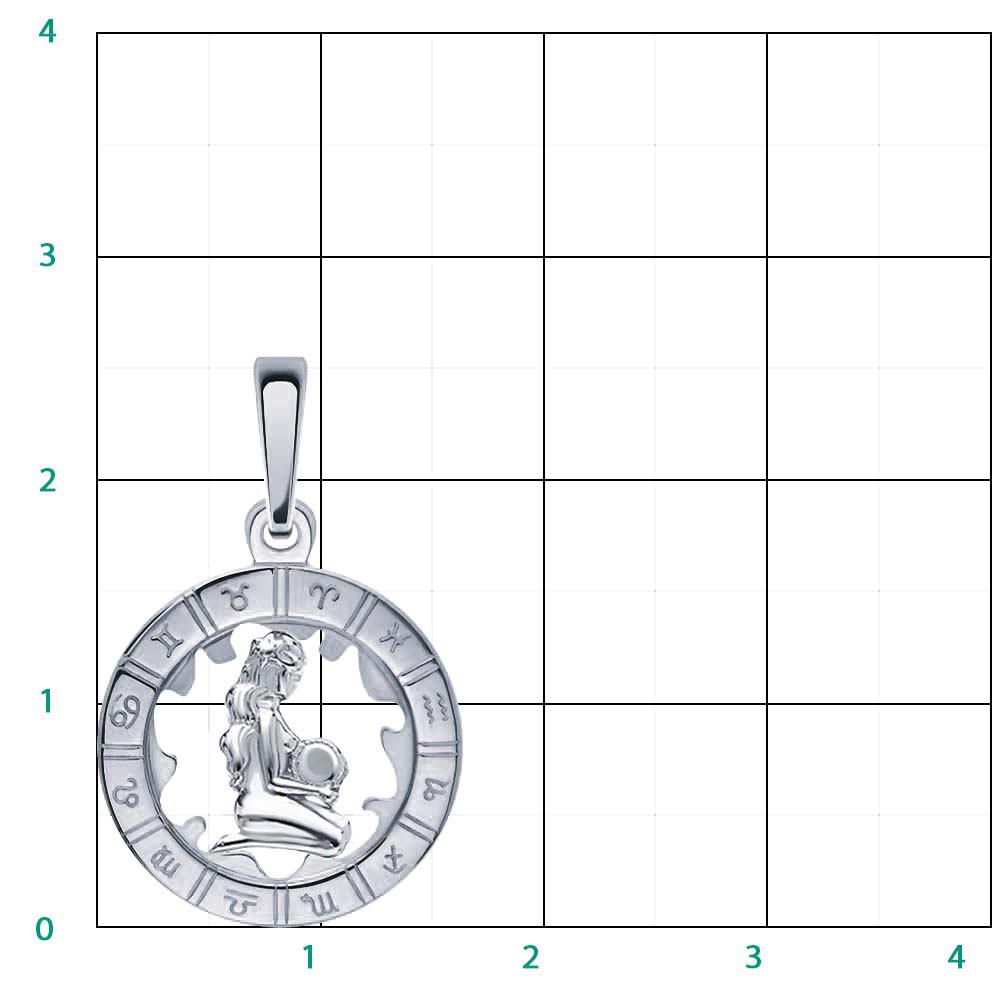 5230-925 подвеска 925*/дева