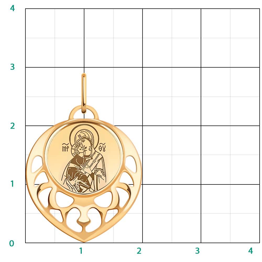 3200 икона 585*/Владимирская