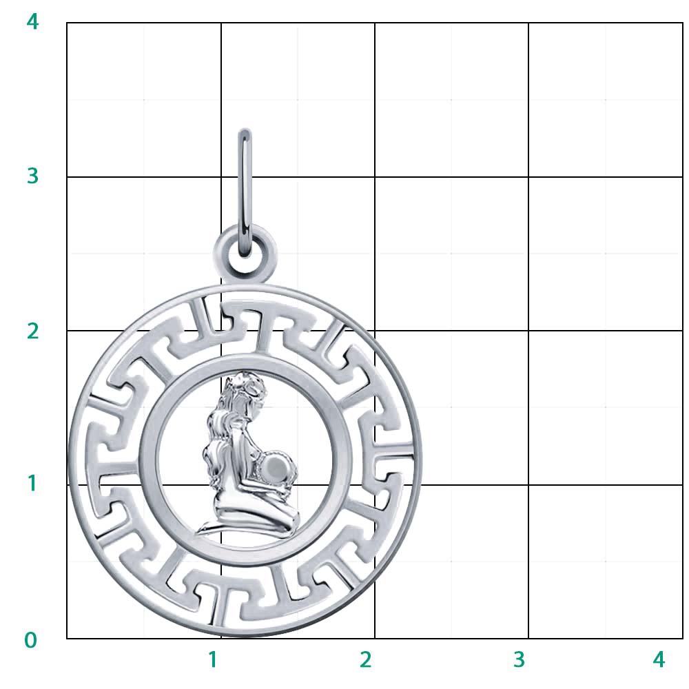 5760-925 подвеска 925*/дева