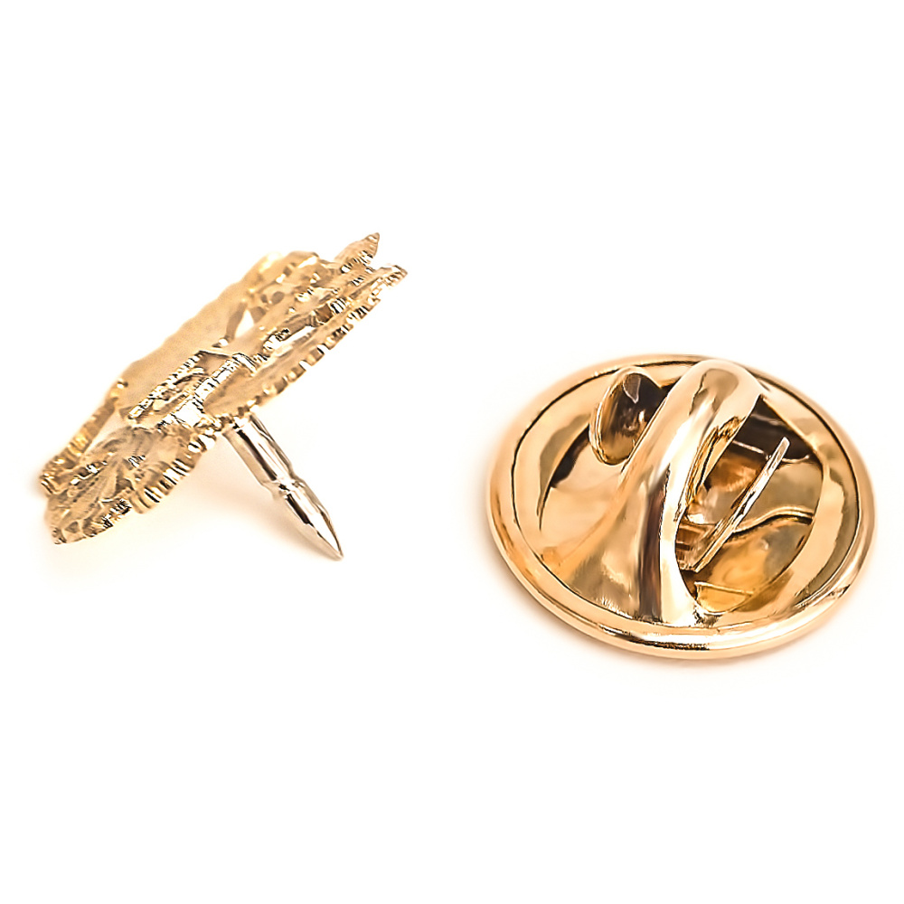 Знак "Герб РФ" золото 585*/эмаль