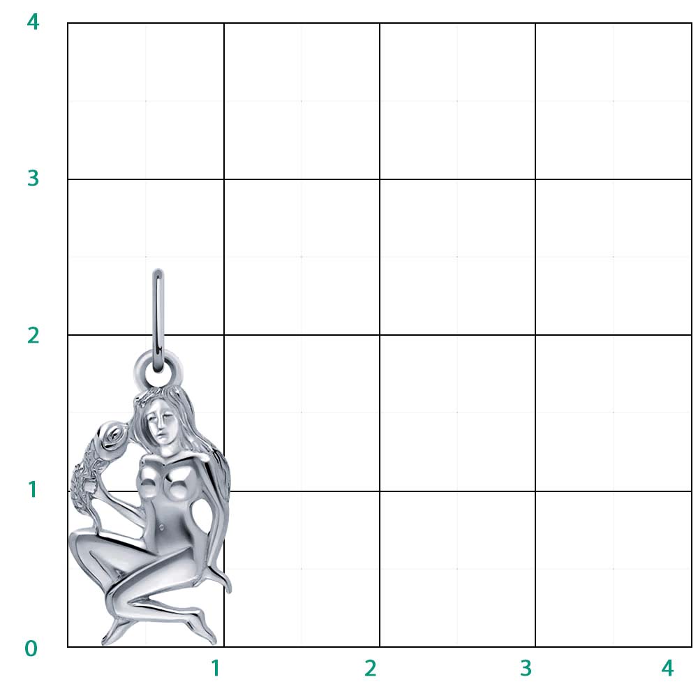 5266-925 подвеска 925*/дева