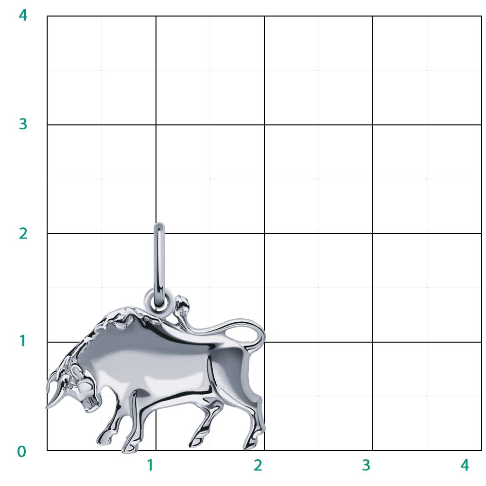 5262-925 подвеска 925*/телец