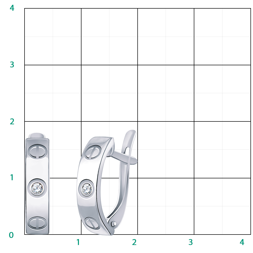 21118-925 серьги 925*