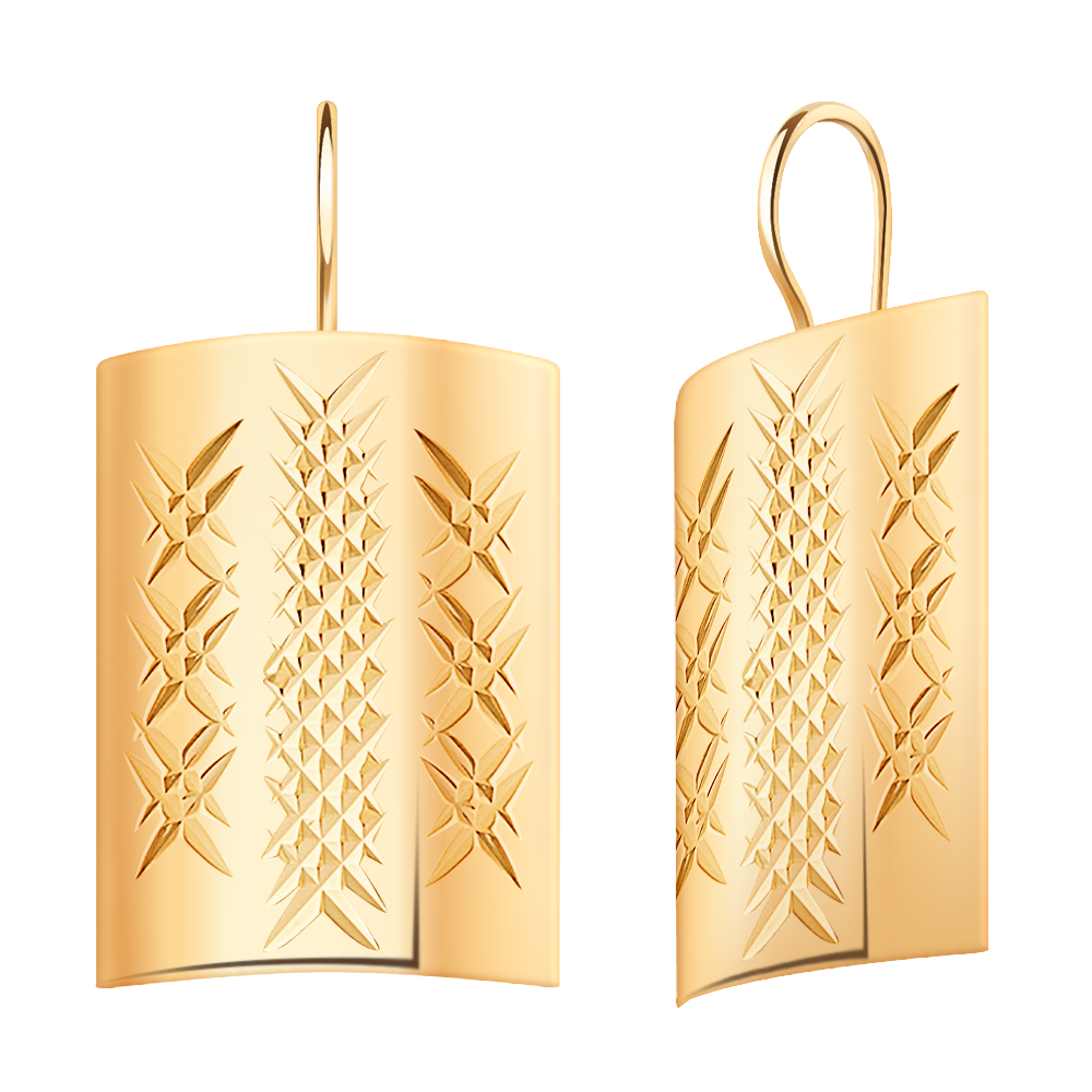 20196а-3з-925 серьги 925*/золочение