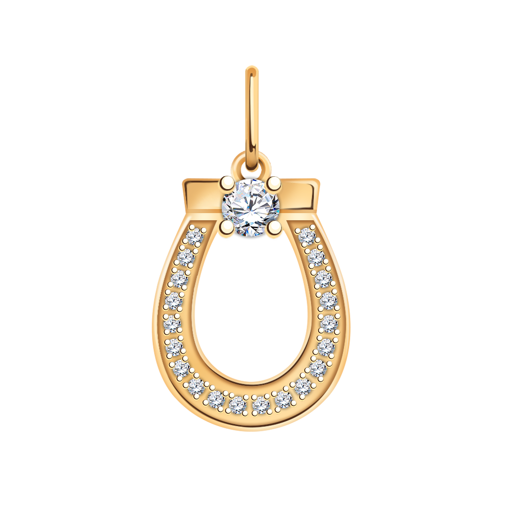 50187з-925 подвеска 925*/золочение