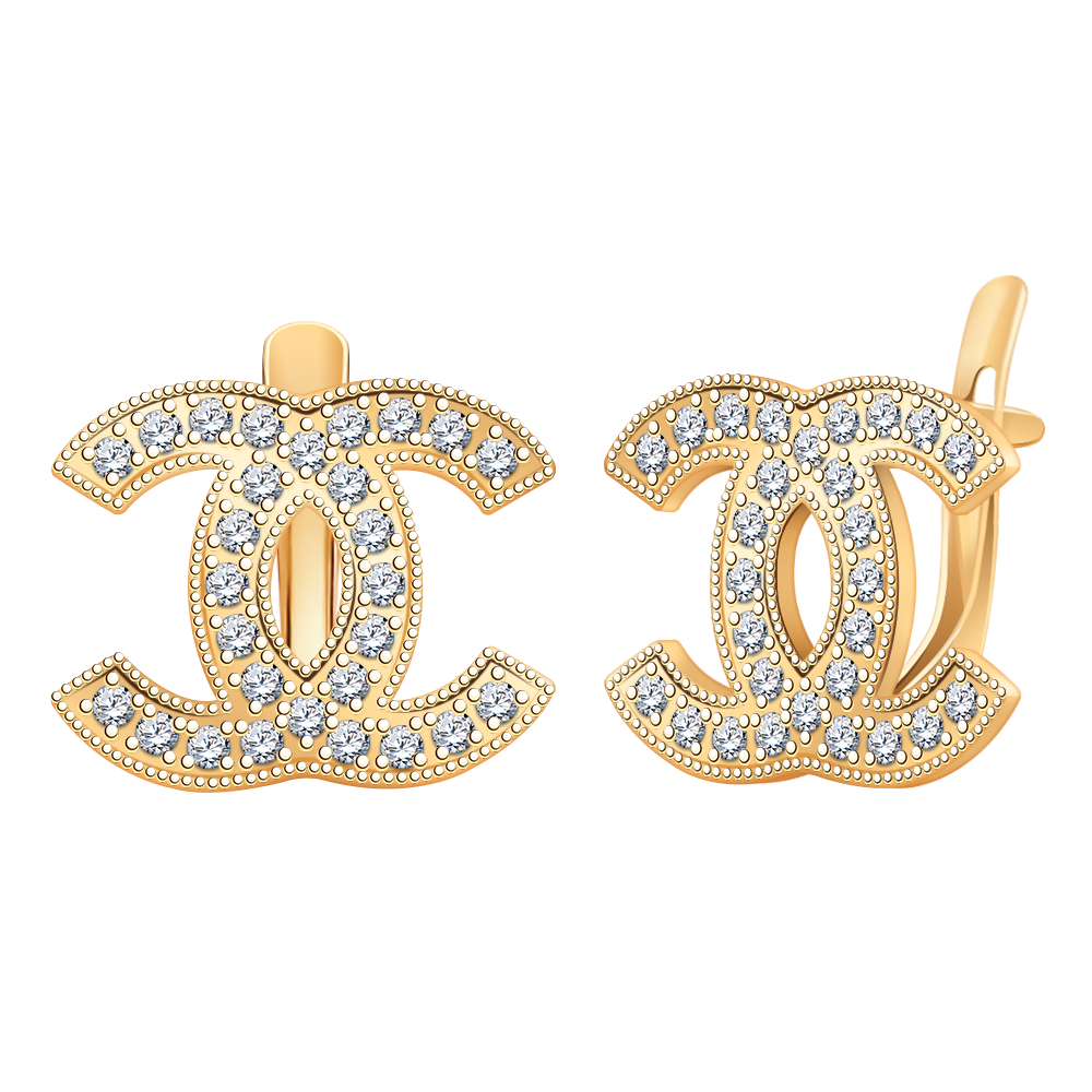 21172 серьги 585*