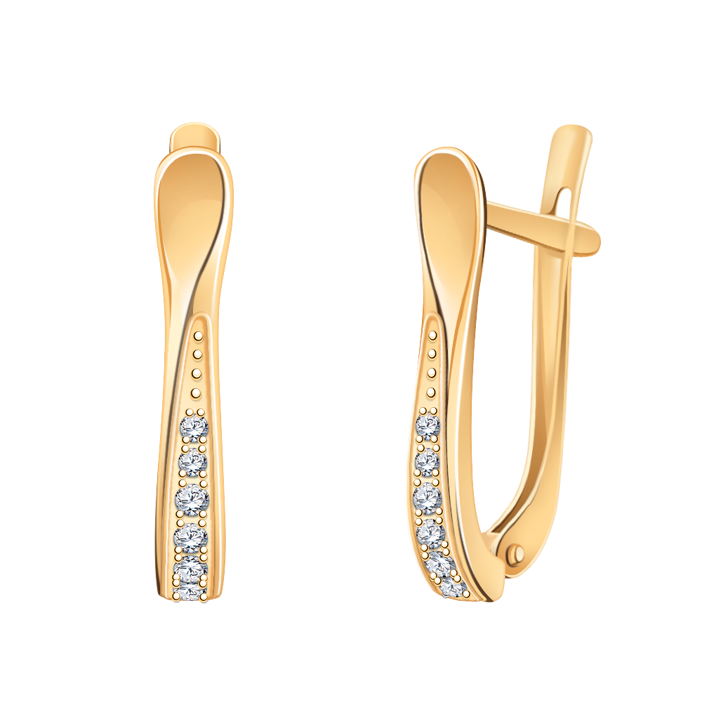 21169з-925 серьги 925*/золочение