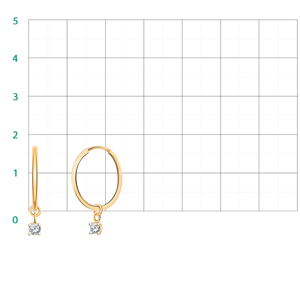 22035-17 серьги 585*