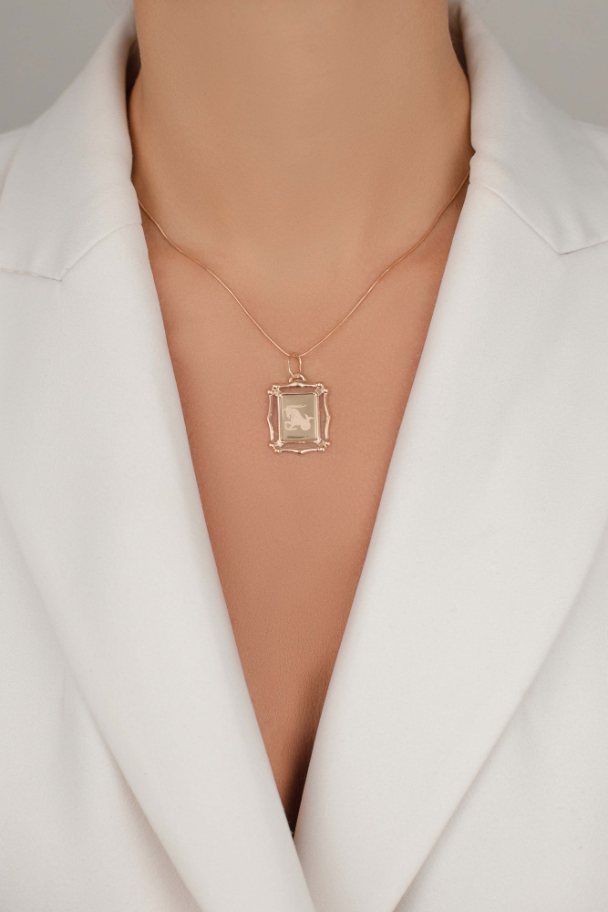 5473 подвеска 585*/козерог