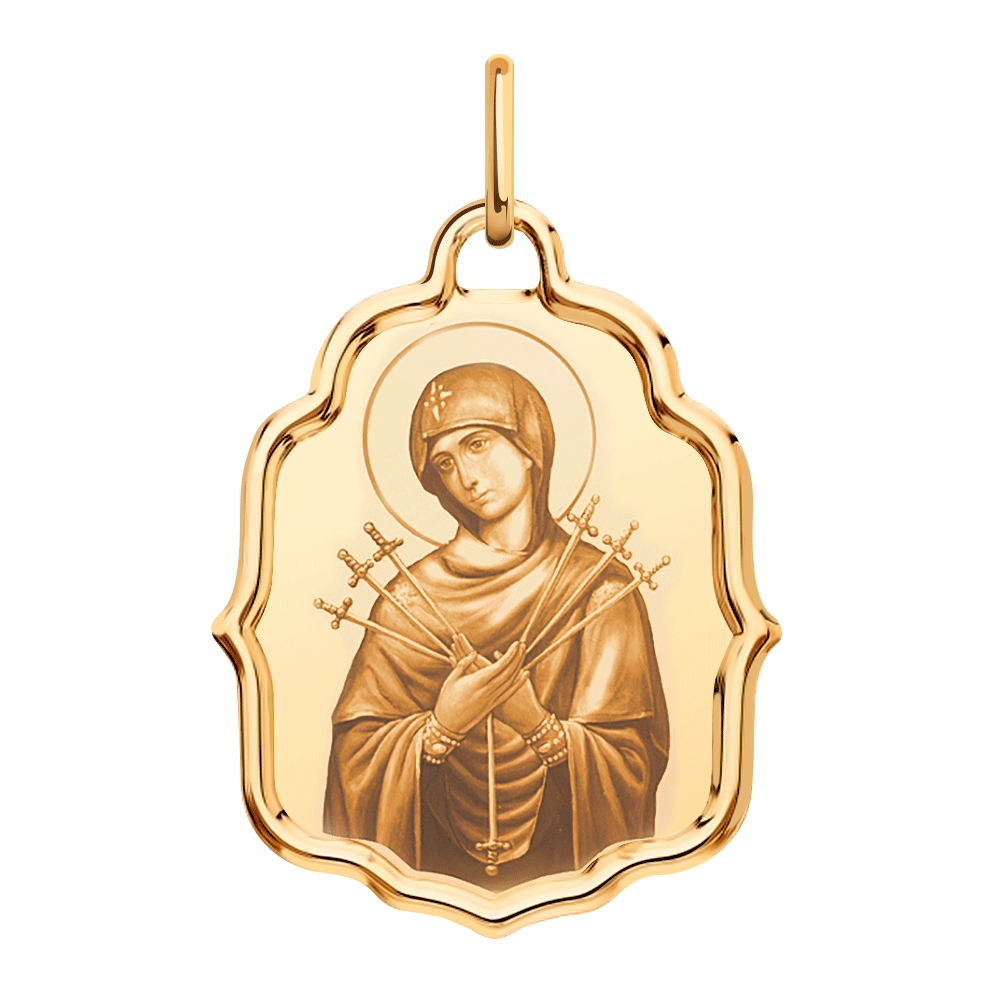 3121 икона 585*/Семистрельная