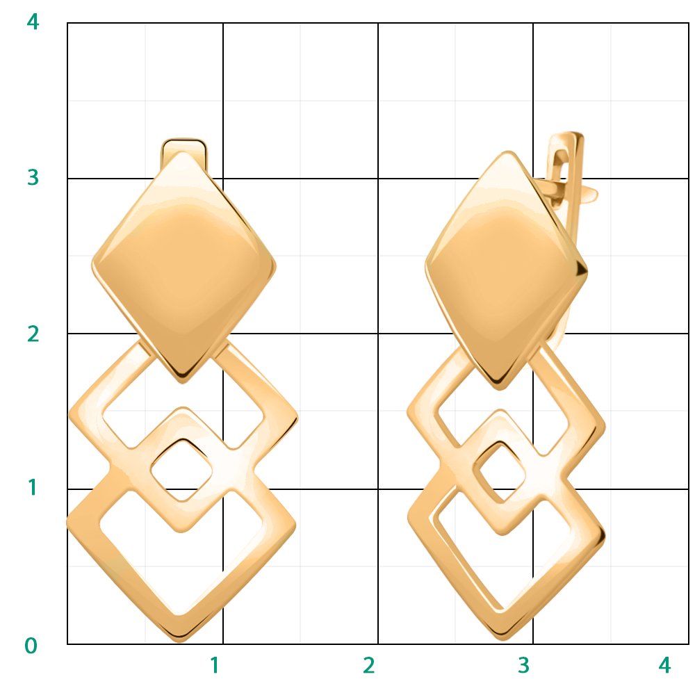 20987з-925 серьги 925*/золочение