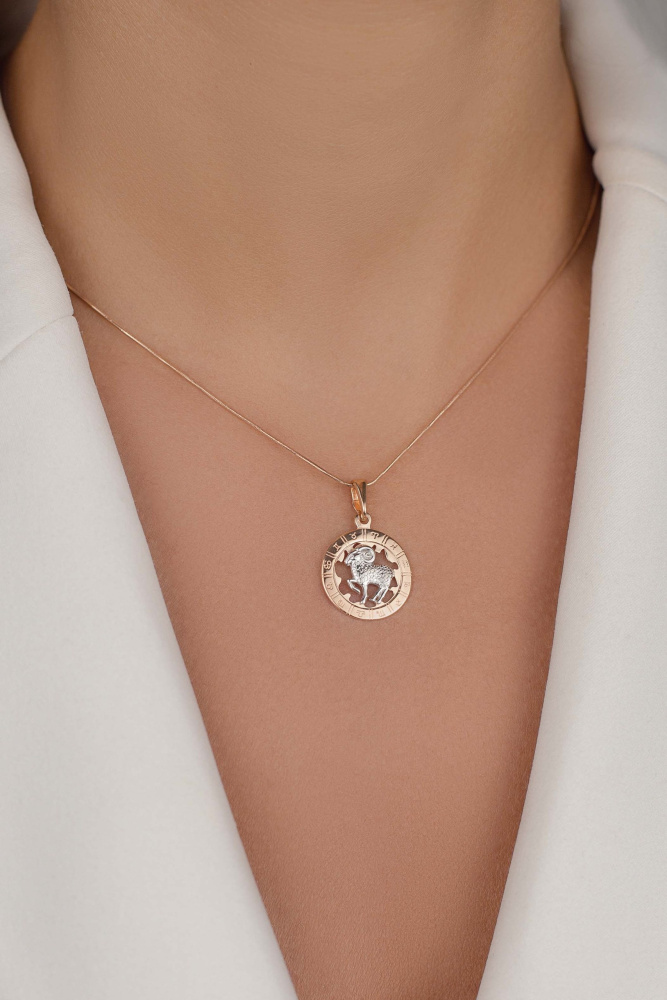 5225 подвеска 585*/овен