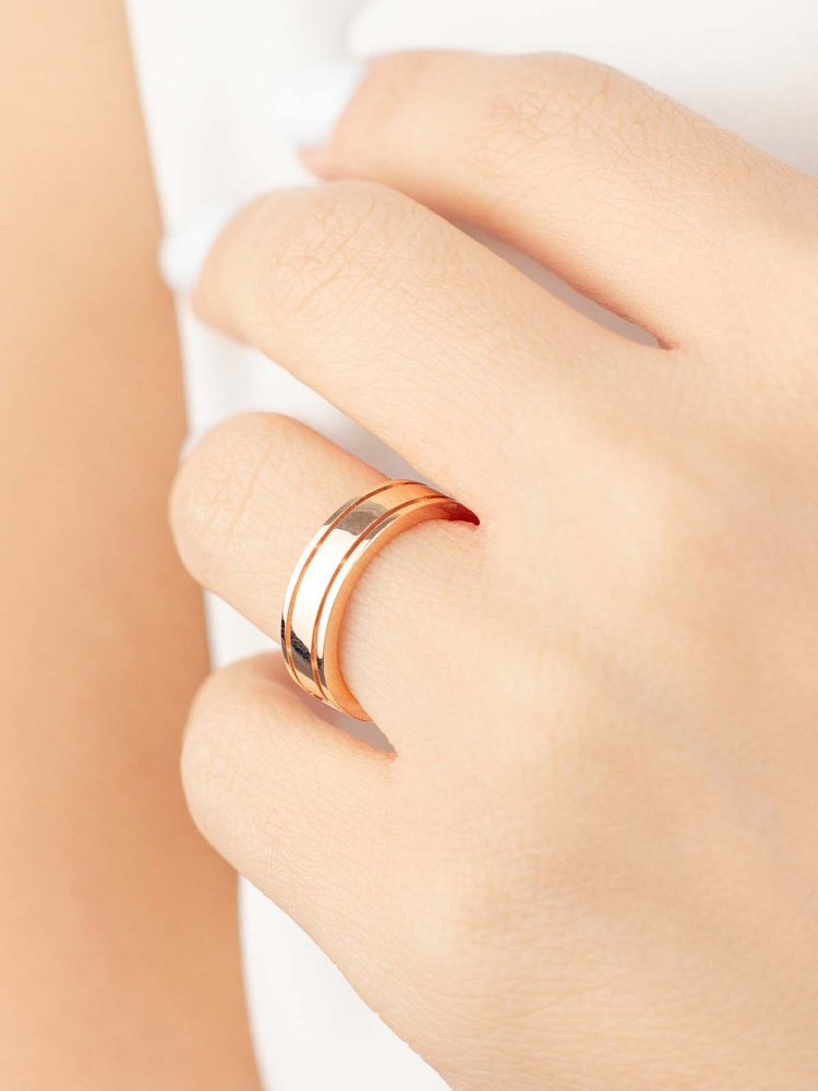 1956 кольцо 585* Обручальное кольцо из красного золота | ювелирная компания ATOLL