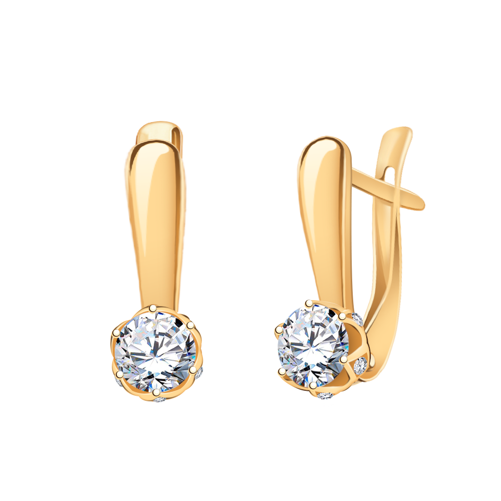 20675з-925 серьги 925*/золочение