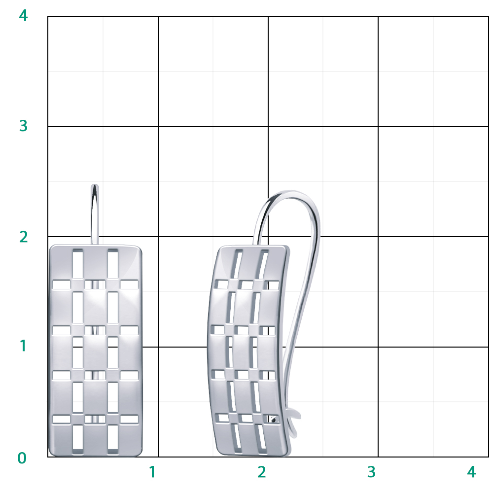 21202-925 серьги 925*