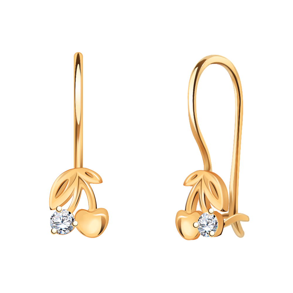 20207з-925 серьги 925*/золочение