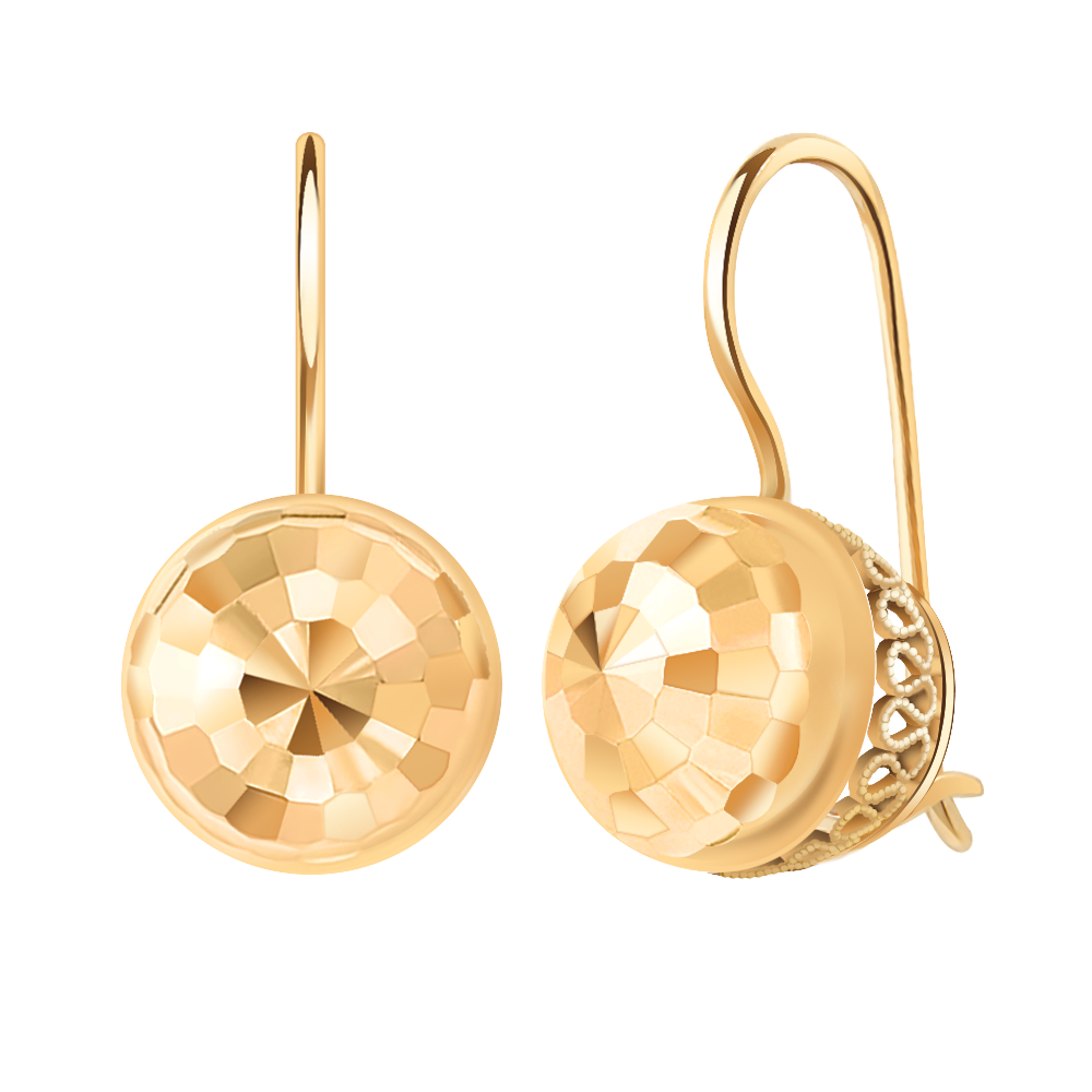 2007а-1 серьги 585*