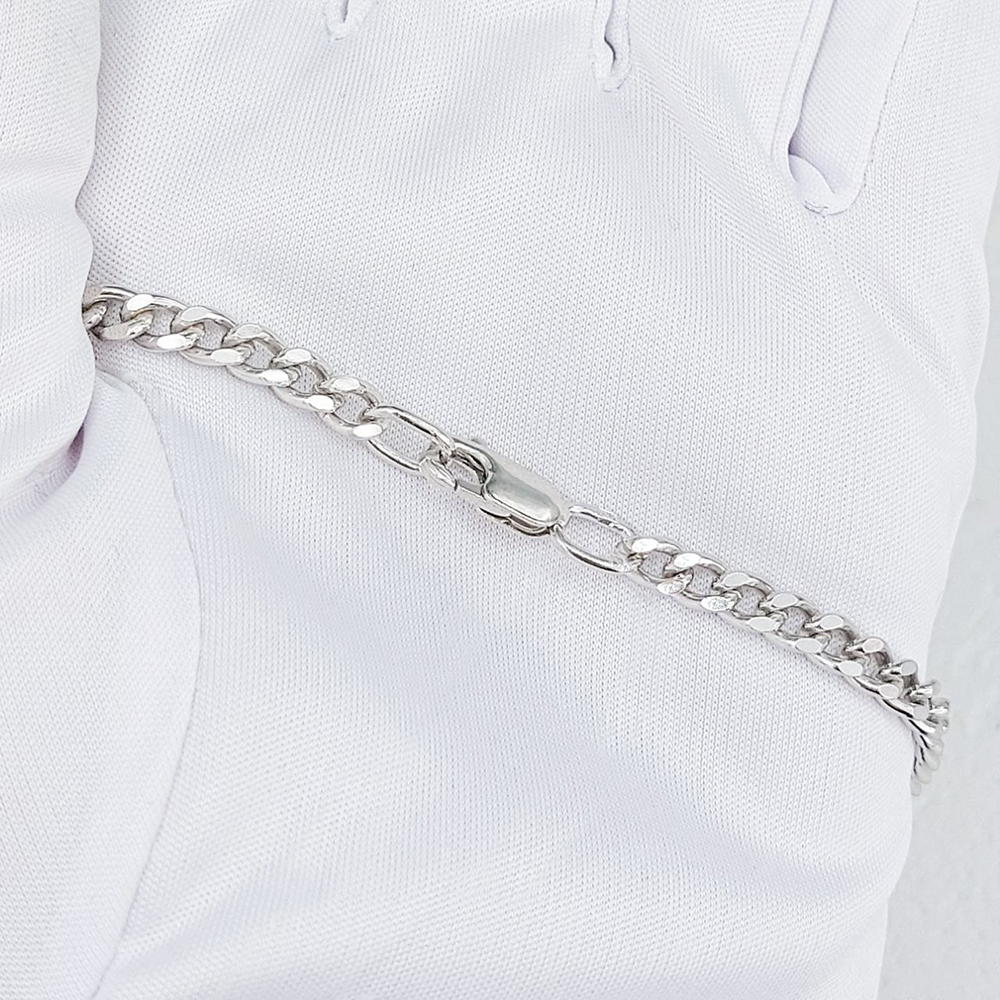 Украшение Браслет из серебра плетение  | ПГр 120/23 браслет 925*