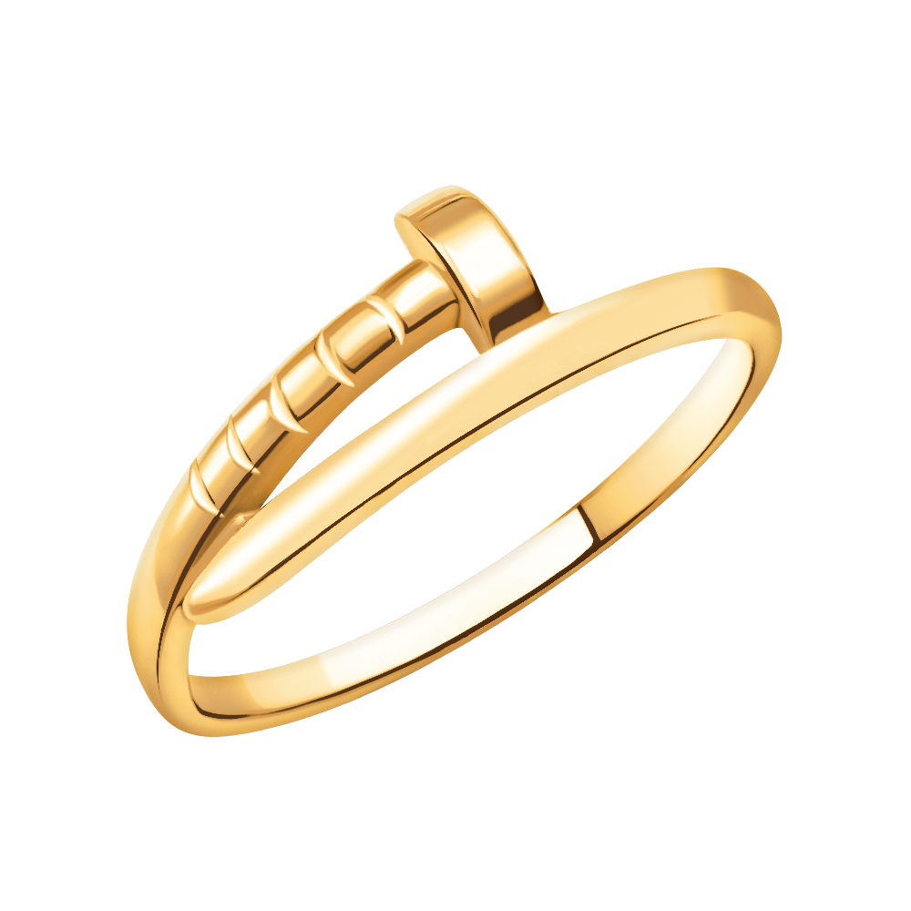 10770 кольцо 585* Кольцо Гвоздь из красного золота | ювелирная компания ATOLL