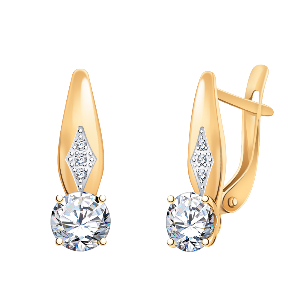 21352 серьги 585*