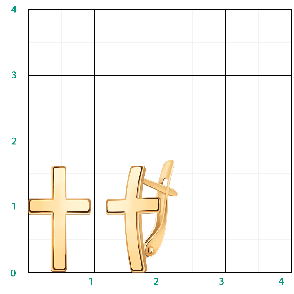 21338 серьги 585*