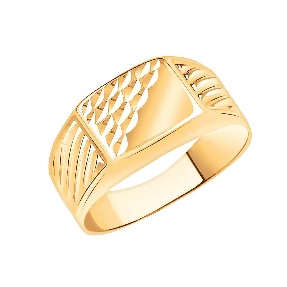 4151а-3 кольцо 585* Печатка мужская из красного золота | ювелирная компания ATOLL