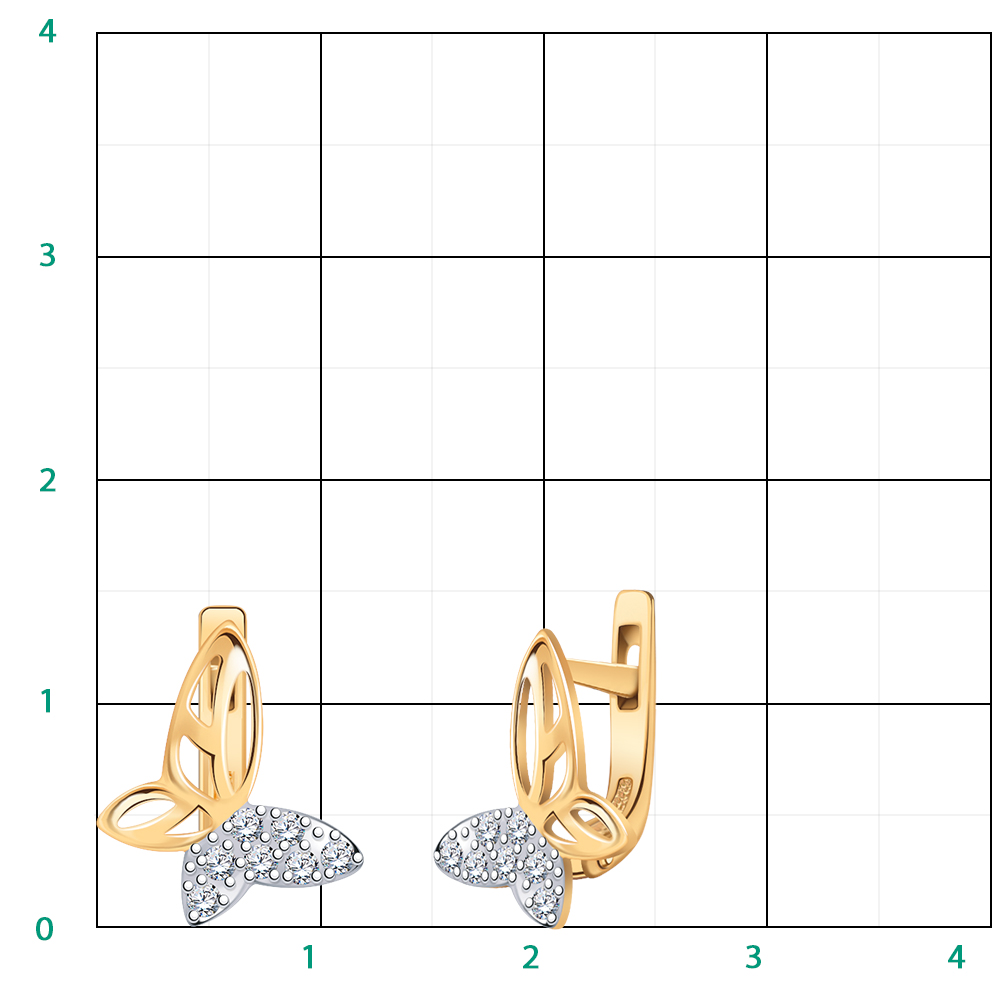 21345 серьги 585*