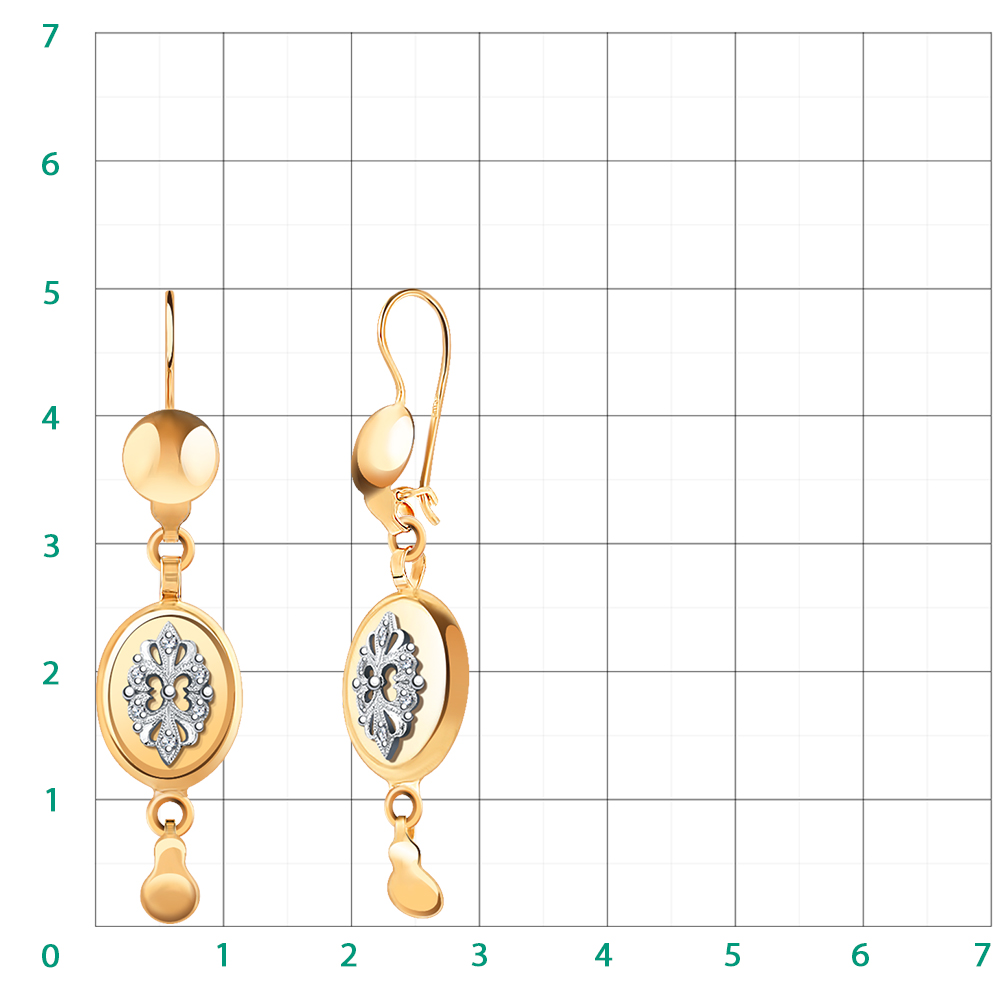 2832 серьги 585*