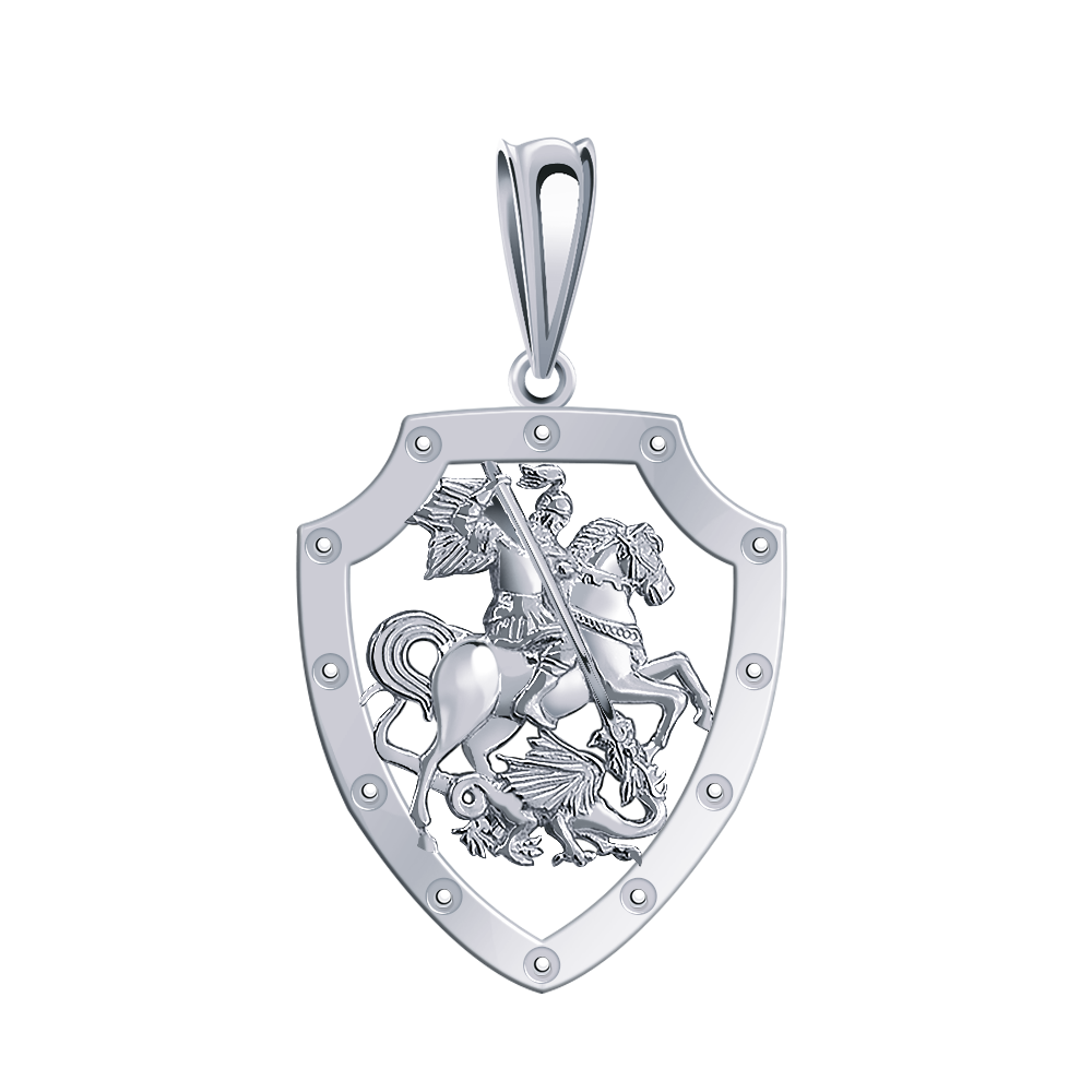 3392-925 икона 925*/ Георгий Победоносец