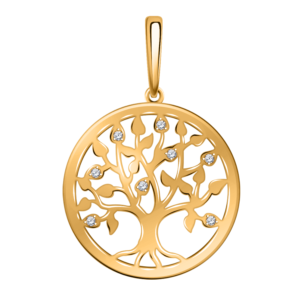 50179з-925 подвеска 925*/золочение