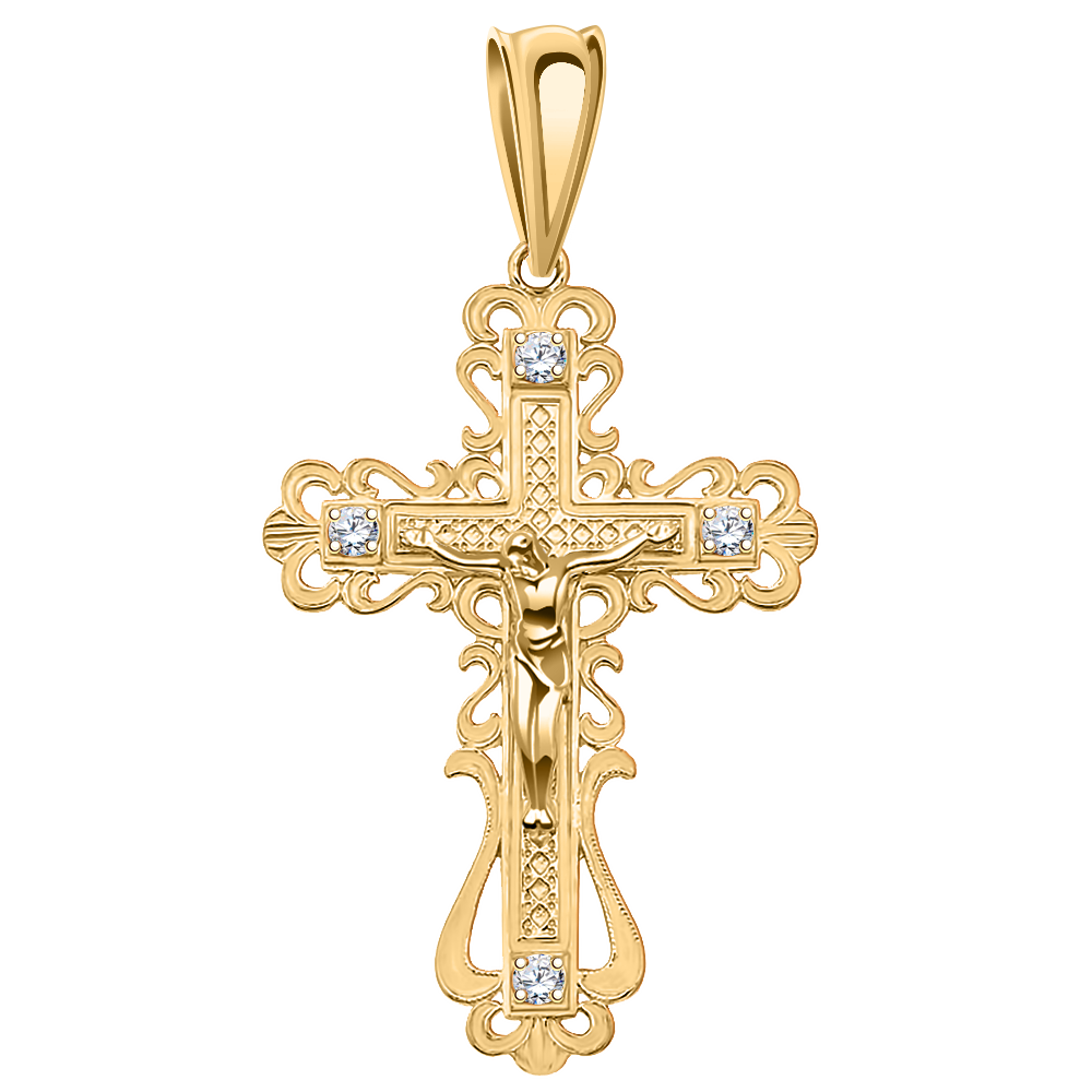 3144з-925 крест 925*/золочение