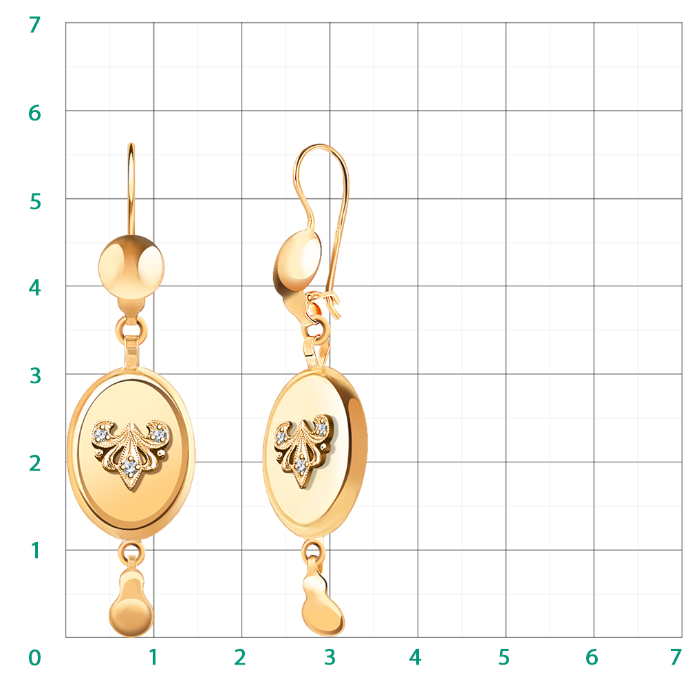 2702з-925 серьги 925*/золочение